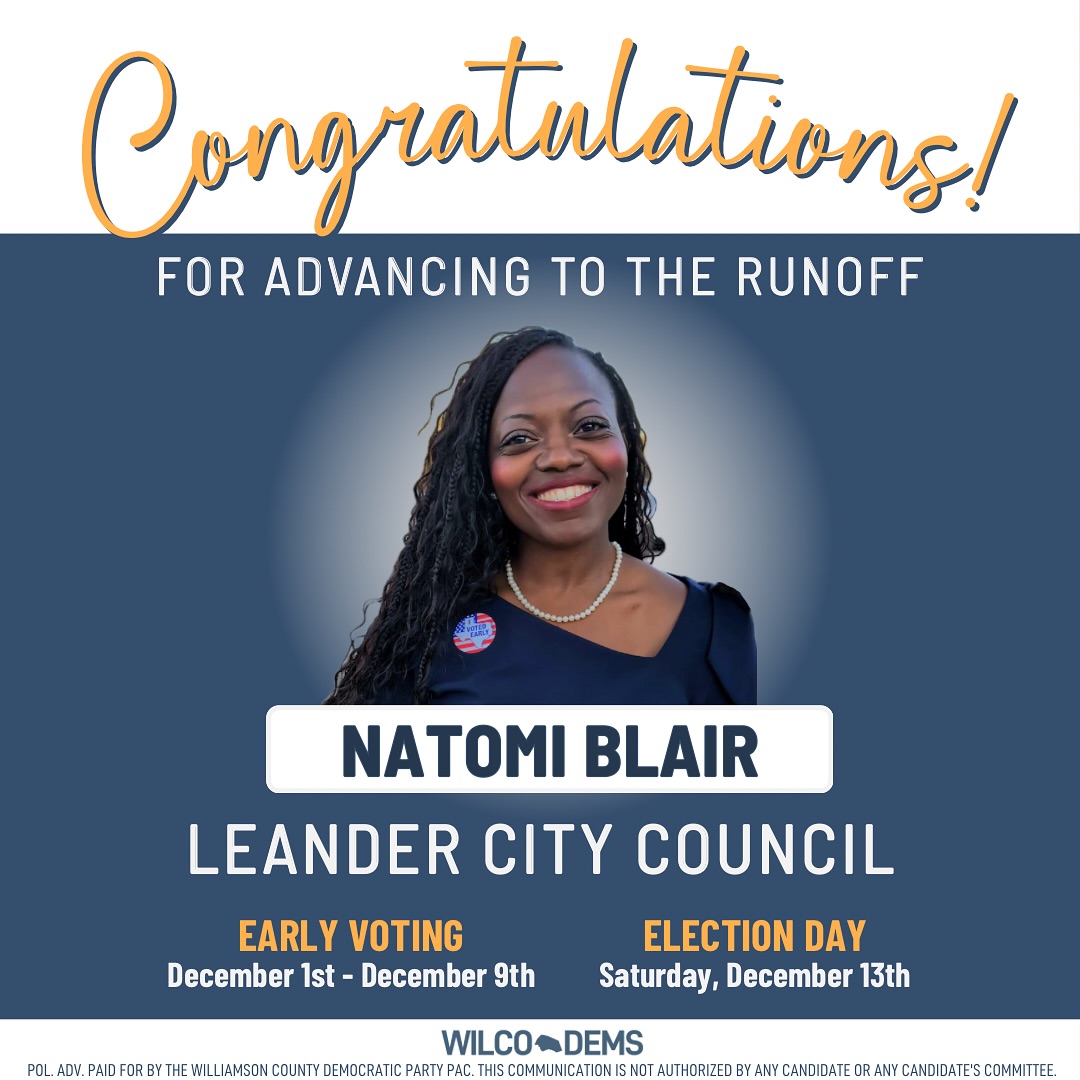 Block Walk for Natomi Blair