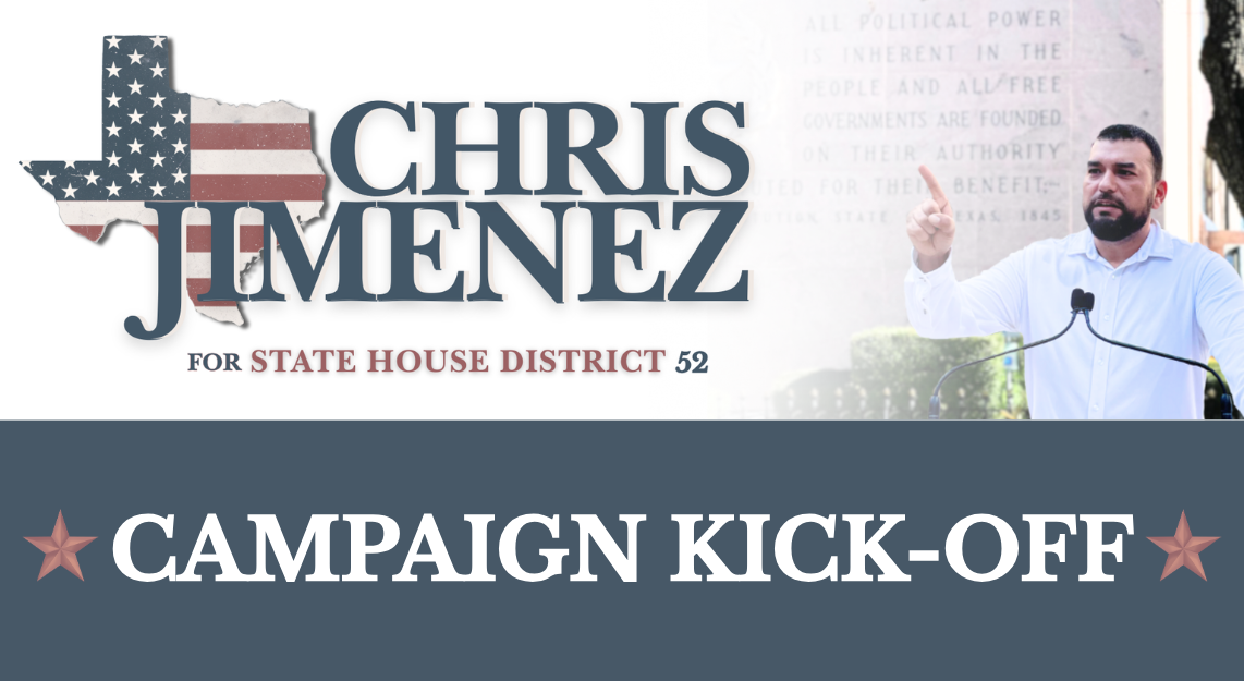 Chris Jimenez for HD-52 Campaign Kick-Off